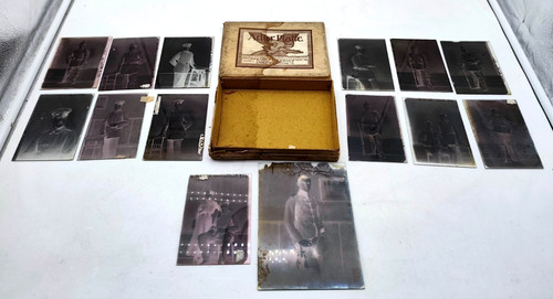 Antike glasplatten negative - glasplatten,