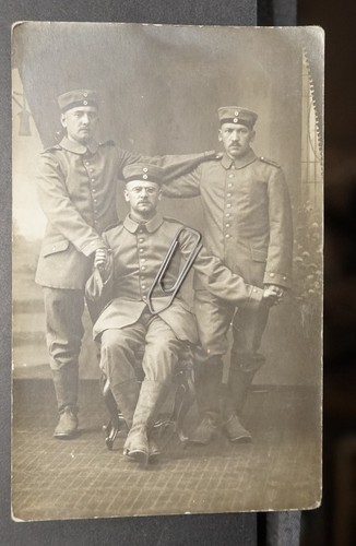 Foto postkarte soldat kasino - postkarte,