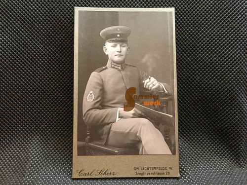 Altes cdv foto - cdv-foto, soldat
