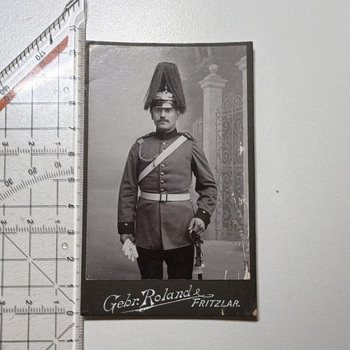 Kabinettfoto soldat mit - kabinettfoto,