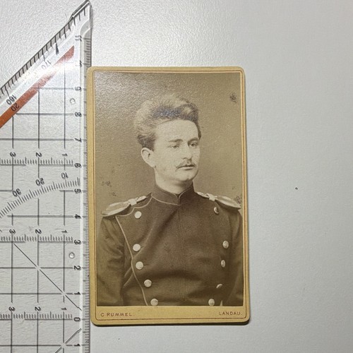 Kabinettfoto soldat offizier - kabinettfoto,