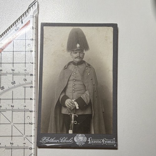 Kabinettfoto soldat - kabinettfoto,