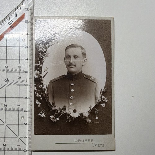 Kabinettfoto soldat infanterie - kabinettfoto,
