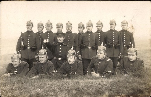 Foto deutsche soldaten in - ak,