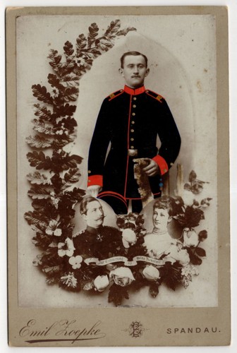 Kabinettfoto soldat 108 - kabinettfoto,
