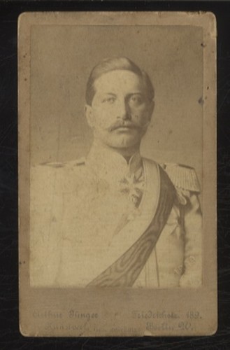 Cdv portrait kaiser wilhelm - cdv,
