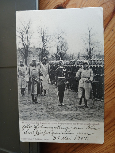 Der kaiser beim abschreiten - kaiser,