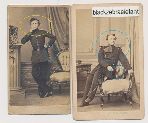 3941 cdv foto deutsche - cdv, 2x