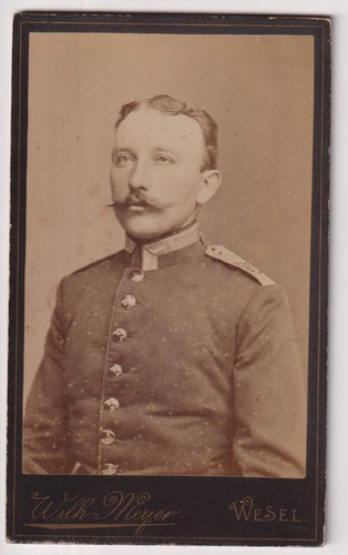 Cdv foto soldat - foto, kaiserreich