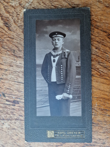 Cdv foto kiel - kiel, kaiserliche