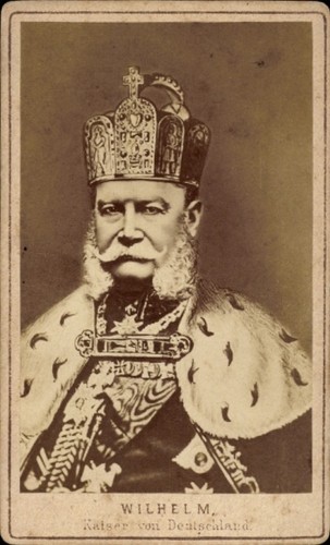 Cdv wilhelm kaiser von - wilhelm,