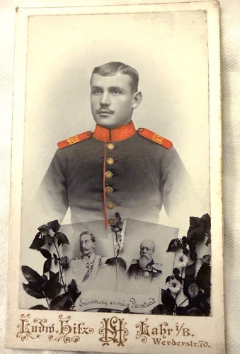 Cdv foto coloriert - a.,